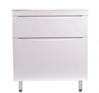 Тумба под раковину напольная Style Line Бергамо 90 см белая