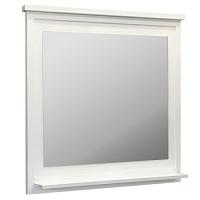 Зеркало Comforty Феррара 80 см белый глянец