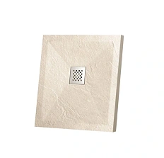 Душевой поддон Vincea 90х90 см бежевый