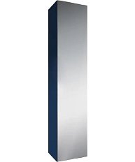 Шкаф для ванной, цвет глубокий синий матовый, фасад зеркало, правый, AM.PM Spirit 2.0 