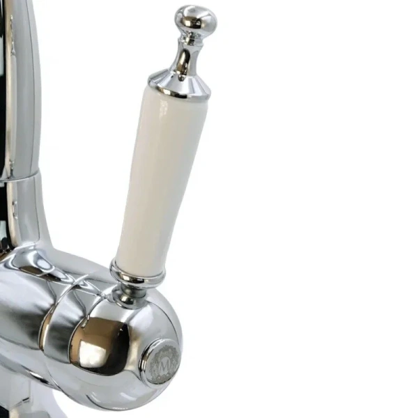 Смеситель для раковины Migliore Oxford хром 19133 (детальная фотография), с поворотным изливом, с коротким изливом