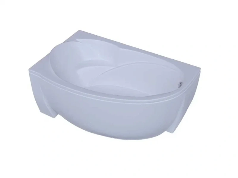 Ванна акриловая Акватек Бетта 160x97 см правая, с фронтальным экраном BET160-0000026 (детальная фотография), полукруглые, асимметричные