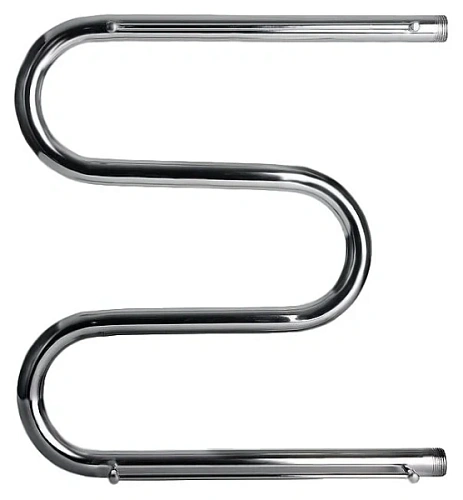 Полотенцесушитель водяной Ника Simple 60x60 см хром - фото 1