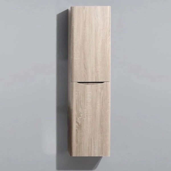 Шкаф-пенал подвесной BelBagno Ancona-N 35 см rovere bianco правосторонний ANCONA-N-1700-2A-SC-WO-R (детальная фотография)