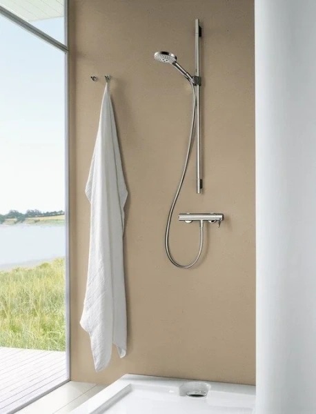 Душевой набор Axor Uno² 27987000 (детальная фотография), хром