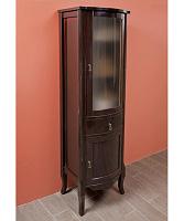 Шкаф, цвет тёмное дерево глянец, фурнитура бронза, La Beaute Marian