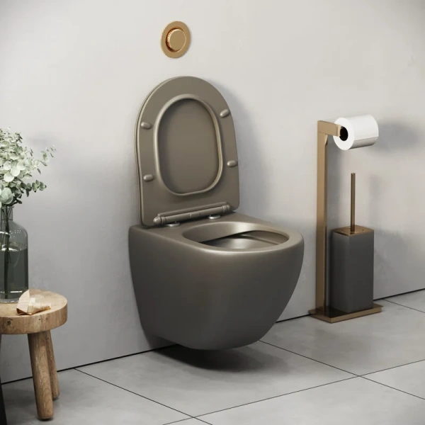 Унитаз подвесной Grossman Color хаки матовый GR-4455GSMS (детальная фотография) index_1