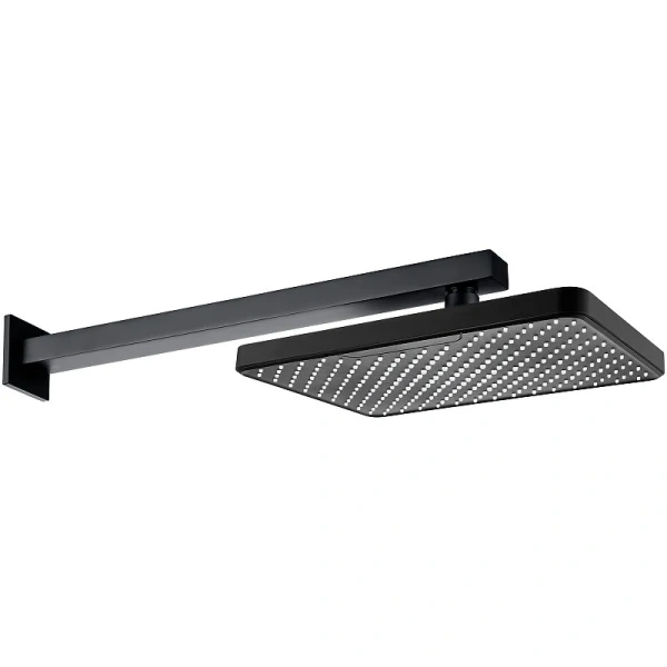 Верхний душ Акватек черный матовый AQ2081MB (детальная фотография)