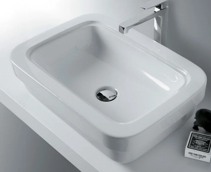 Раковина накладная Simas Evolution EVO10 (детальная фотография), современные, hi-tech