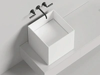 Раковина Salini Armonia Square 03 45 см без отверстий под смеситель