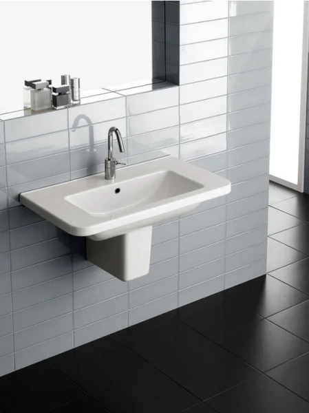 Раковина подвесная Hatria Erika Pro YXE901 80х45 см (детальная фотография), современные, hi-tech