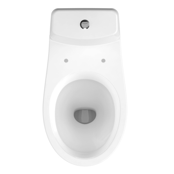 Унитаз компакт Cersanit Just белый 64073 (детальная фотография), современные, hi-tech, круглые