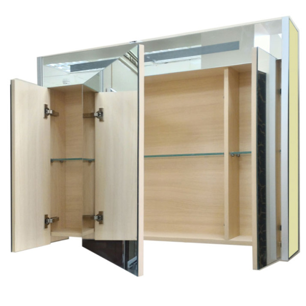 Зеркальный шкаф для ванной Misty Джулия Л-Джу04090 (детальная фотография), современные, hi-tech