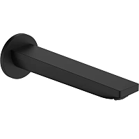 Излив для ванны Hansgrohe Rebris E черный матовый