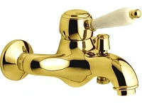 Смеситель для ванны золото Emmevi Laguna