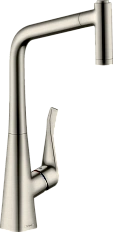 Смеситель для кухни Hansgrohe Metris сталь