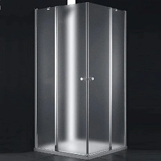 Душевой уголок Cezares Elena 100x90 см правосторонний стекло рифленое