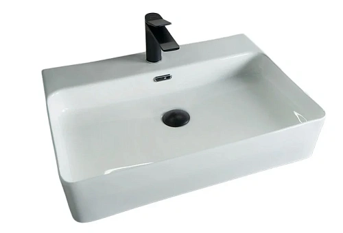 Раковина GID Geometrico N9256 60 см белая - фото 2