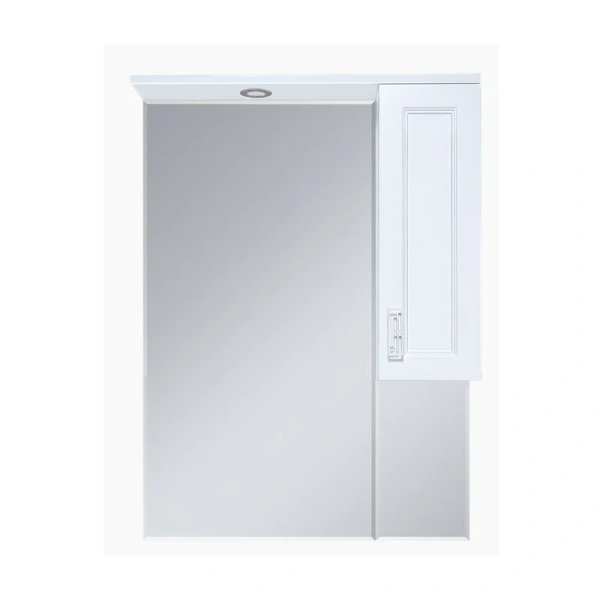 Зеркальный шкаф с подсветкой Misty Дива П-Див04065-013 65 см ЛДСП (детальная фотография), нет в наличии