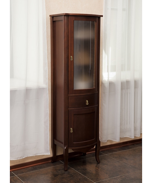 Шкаф, цвет орех матовый, фурнитура бронза, La Beaute Marian CMA.Dx.N.O.BR (детальная фотография)