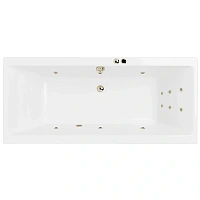 Ванна гидромассажная Excellent Pryzmat Line 170 x 75 см, белый/бронза, WAEX.PRY17.LINE.BR
