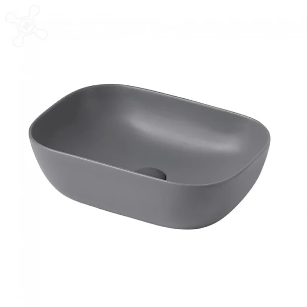 Раковина Abber Rechteck 46 см серая матовая AC2200MG (детальная фотография)