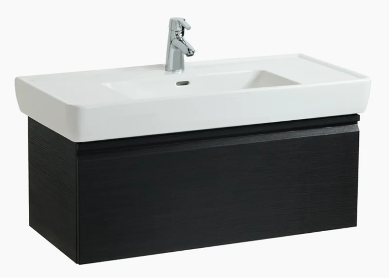 Тумба под раковину подвесная Laufen Pro 97 см белая матовая 4.8307.2.095.463.1 (детальная фотография), современная, hi-tech