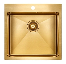 Мойка для кухни Paulmark Velten 51 см брашированное золото