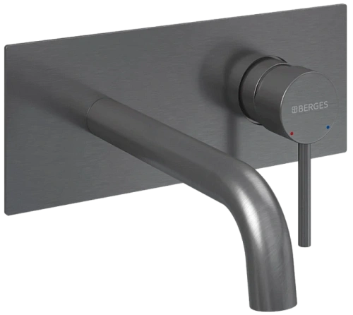 Смеситель для раковины Berges Ventas R оружейная сталь - фото 3