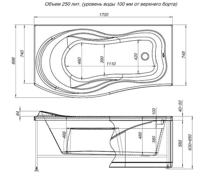 Схема (детальная фотография), асимметричные