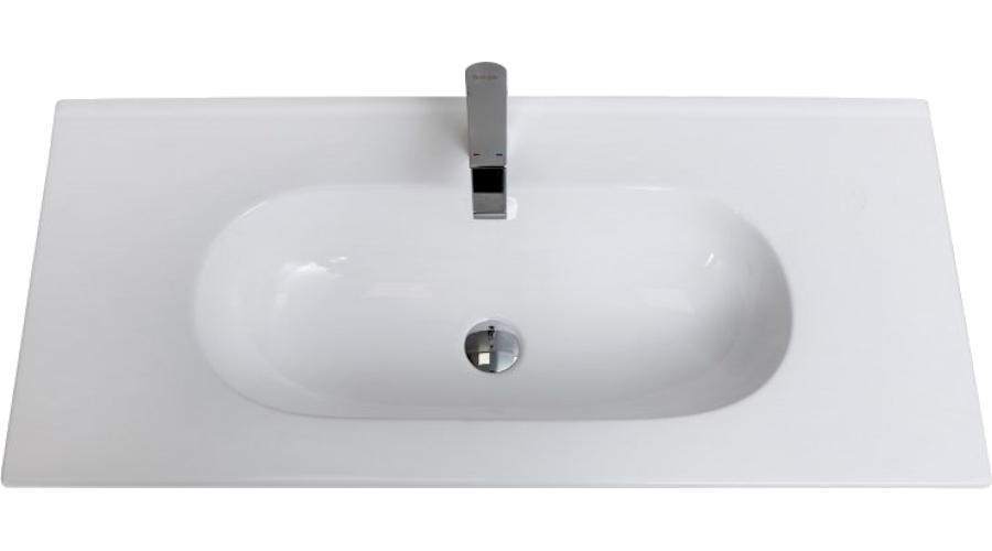 Раковина мебельная BelBagno 80 см керамическая LOV-800-LVB (детальная фотография)