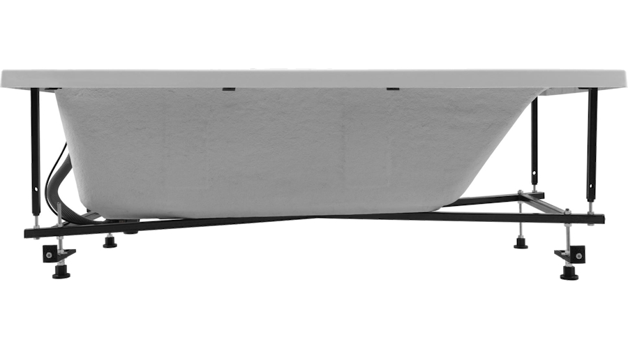 Ванна акриловая Aquanet Bright 170х75 см с каркасом 233141 (детальная фотография), прямоугольные