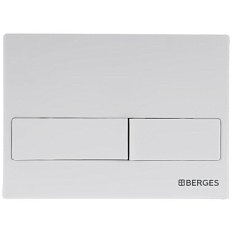 Клавиша смыва BERGES Novum L4 белая Soft Touch