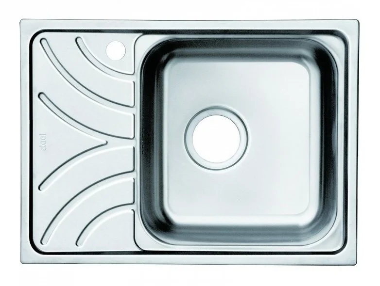 Мойка для кухни IDDIS Arro 60 см чаша справа хром ARR60PRi77 (детальная фотография)