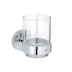 Стакан для ванной Grohe Essentials с держателем