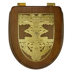 Крышка-сидение с микролифтом Migliore Milady фурнитура золото