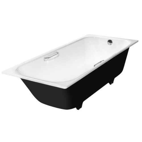 Ванна чугунная Wotte с отверстиями для ручек Start 1500x700UR (детальная фотография), современныe, hi-tech