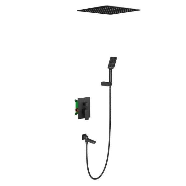 Душевой комплект Timo Selene черный SX-2039/03SM (детальная фотография)