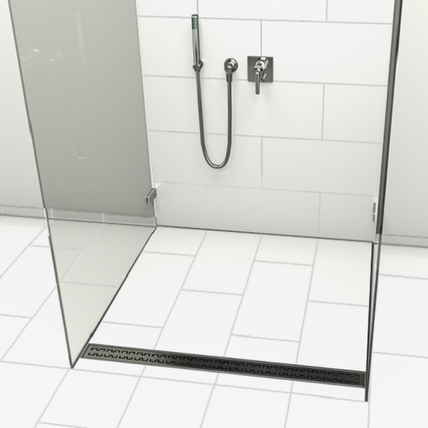 Решетка Tece TECEdrainline royal 100 см нержавеющая сталь глянец 601040 (детальная фотография), хром