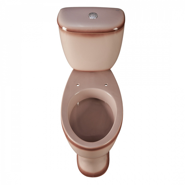 Унитаз компакт Santeri Воротынский бежевый 1P4017S0700BF (детальная фотография), современные, hi-tech, круглые