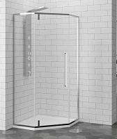 Душевой уголок RGW Stilvoll SV-81 80х80 см профиль хром, стекло прозрачное