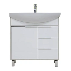 Тумба с раковиной напольная Акватон Рико 1A215401RIB90 80 см петли с доводчиком