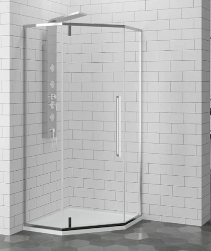 Душевой уголок RGW Stilvoll SV-81 80х80 см профиль хром, стекло прозрачное - фото 1