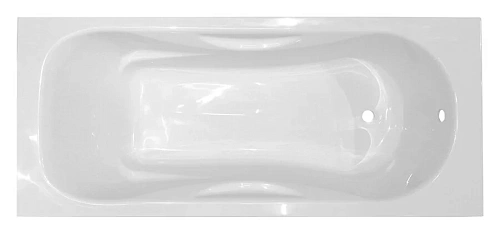 Ванна из литьевого мрамора Эстет Эллис 170x75 см белая глянцевая - фото 1