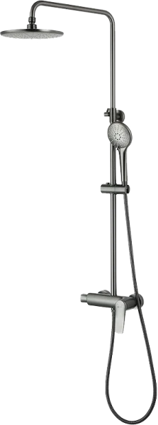 Душевая стойка Lemark Bronx графит LM3760GM (детальная фотография)