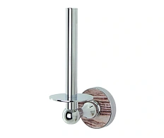 Бумагодержатель WasserKRAFT Regen хром/дерево