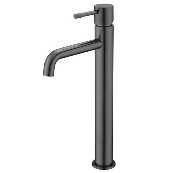 Смеситель для раковины Boheme Uno shine gun metall 462-SGM (детальная фотография)