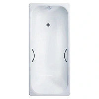Ванна чугунная Delice Aurora 140x70 с отверстиями под ручки