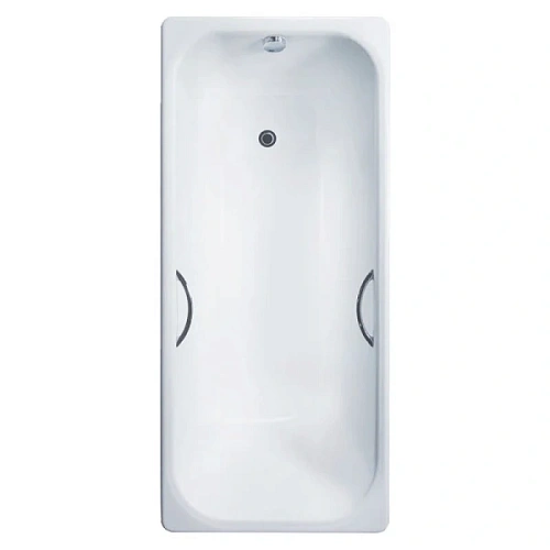 Ванна чугунная Delice Aurora 140x70 с отверстиями под ручки - фото 1