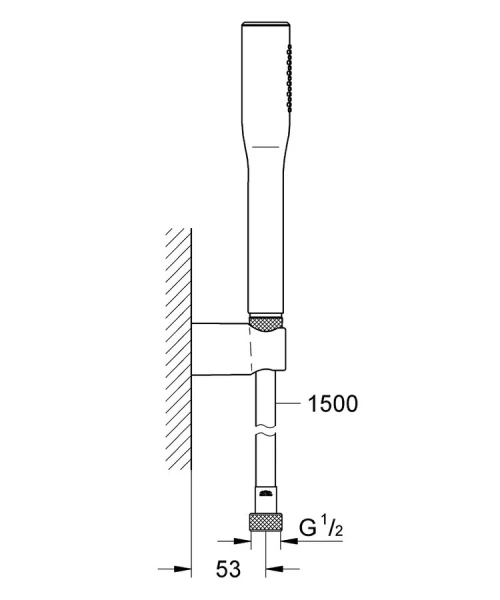 Душевой комплект Grohe Euphoria Cosmopolitan 27369000 (детальная фотография), душевые комплекты, наборы